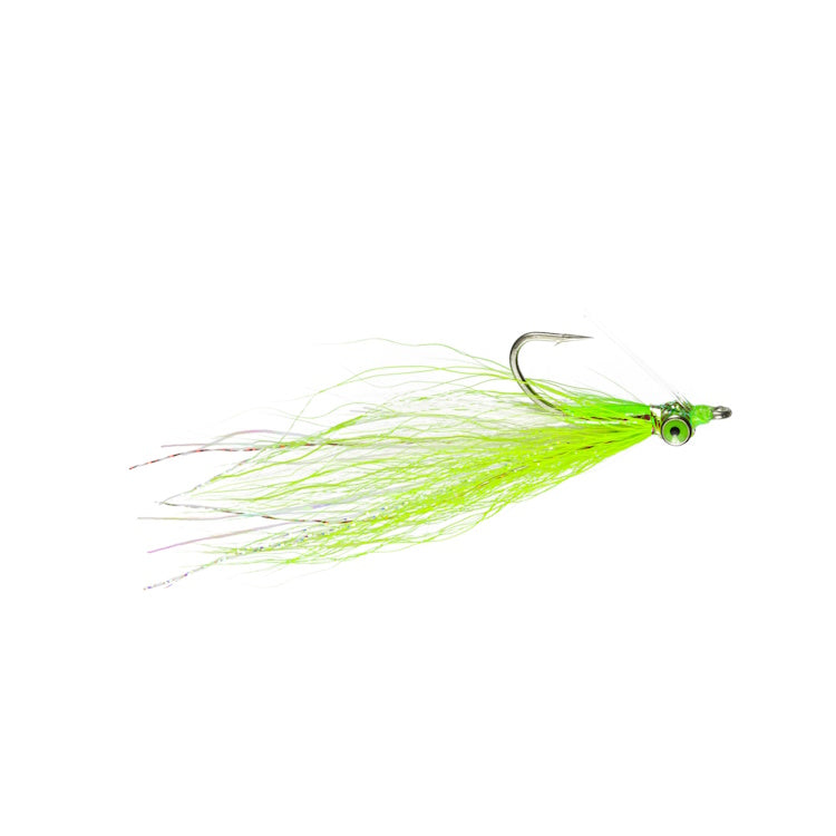 Chartreuse Mirror Clouser Flies