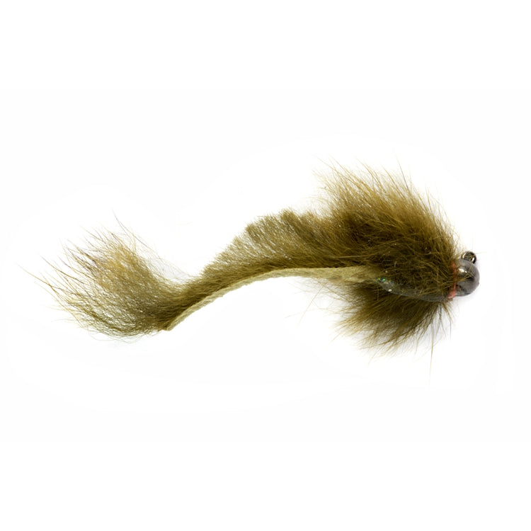 Micro Rabbit Sculpin Olive Barbless Fly