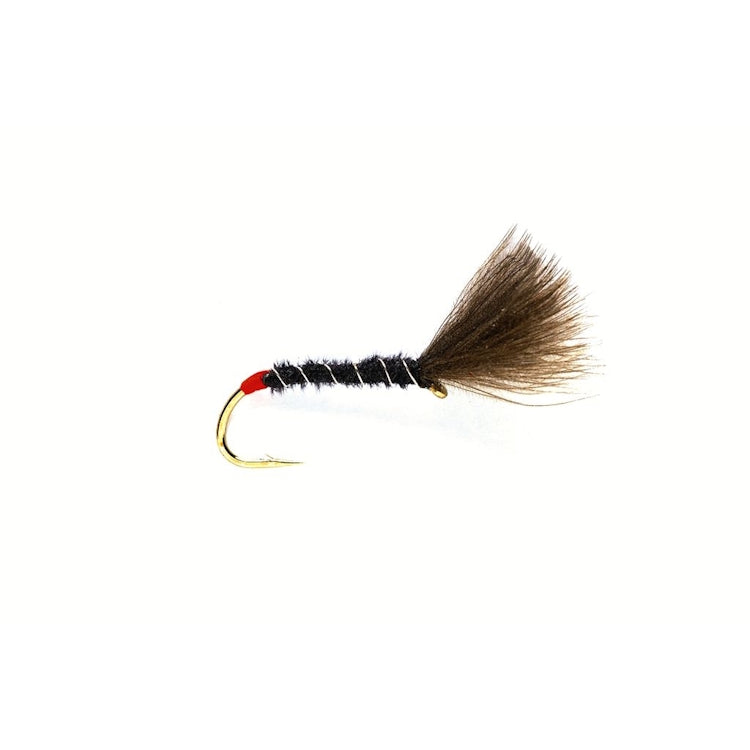 Shuttlecock Black Red Butt Fly