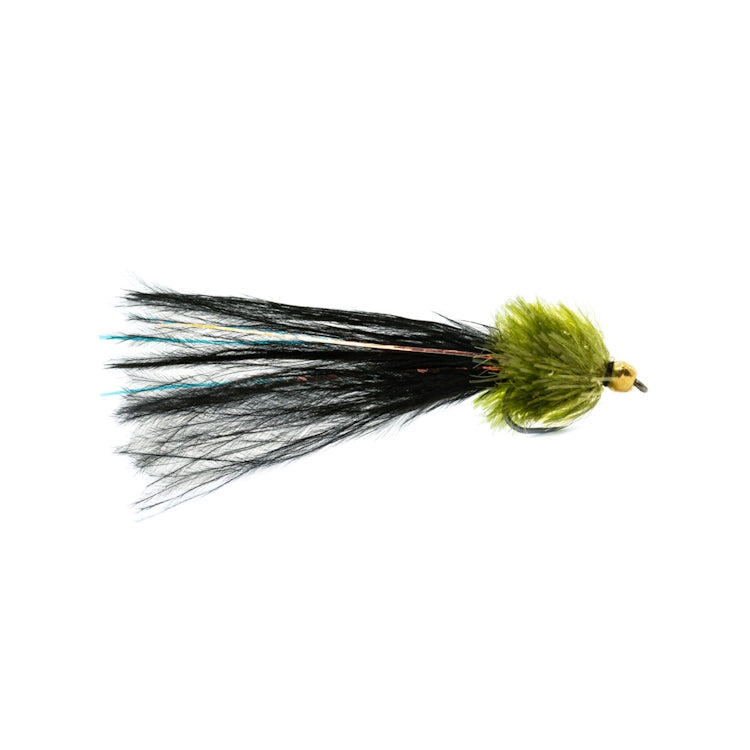 Baddy Black And Olive T Bead Fly