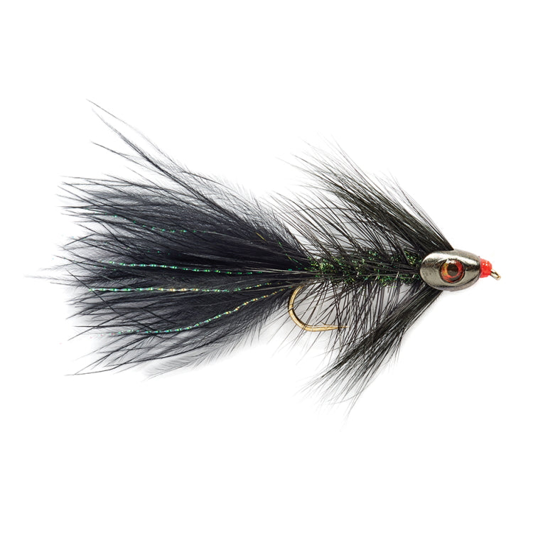 Woolly Bugger Black Skullhead Flies