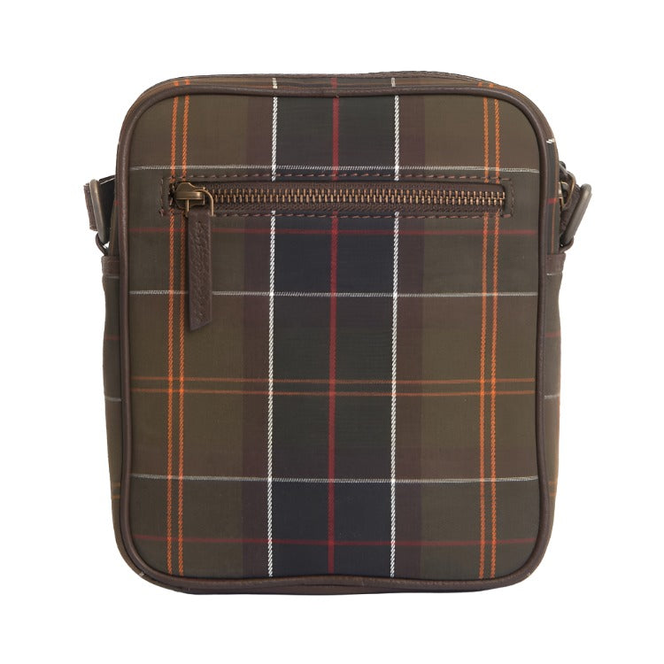 Barbour Tartan and Leather Cross Body Bag - Classic Tartan