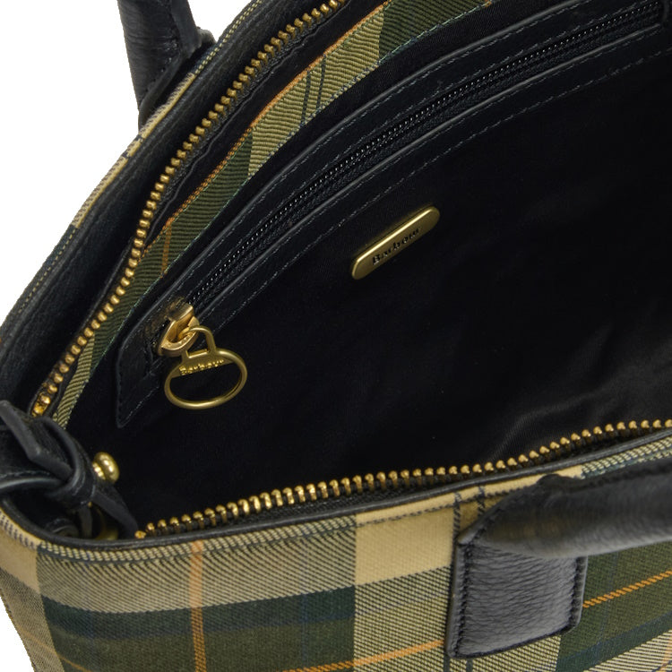 Barbour Ladies Birch Tartan Tote Bag - Ancient Tartan