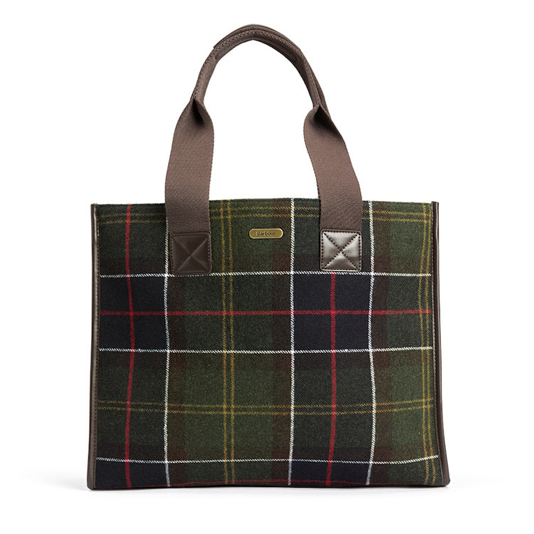 Barbour Ladies Turnberry Tartan Tote Bag - Classic Tartan