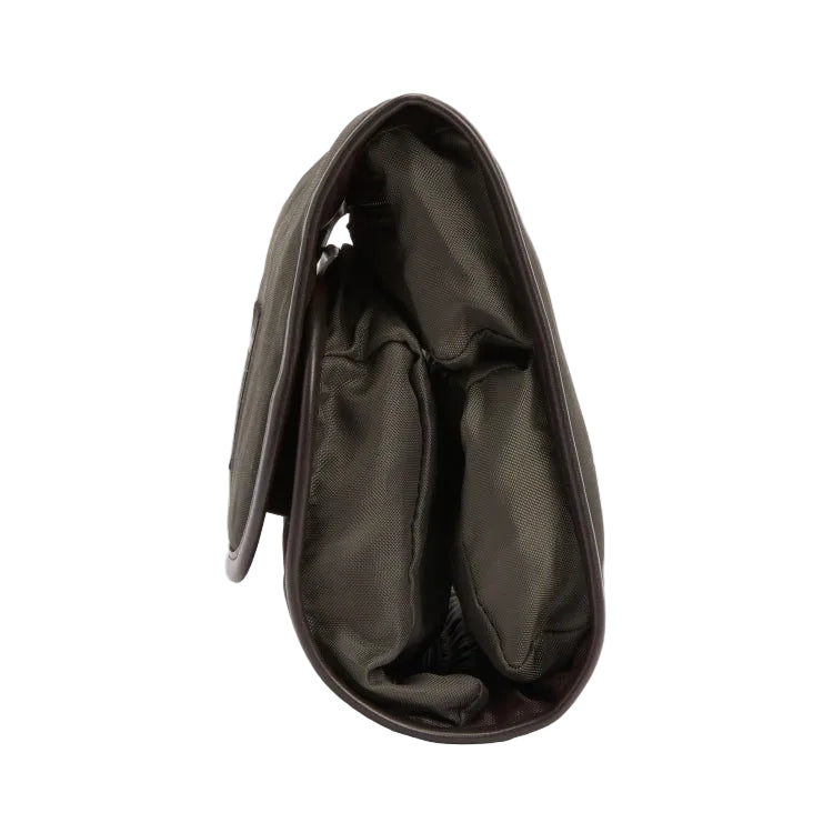 Barbour Wax Hanging Washbag - Olive/Beacon