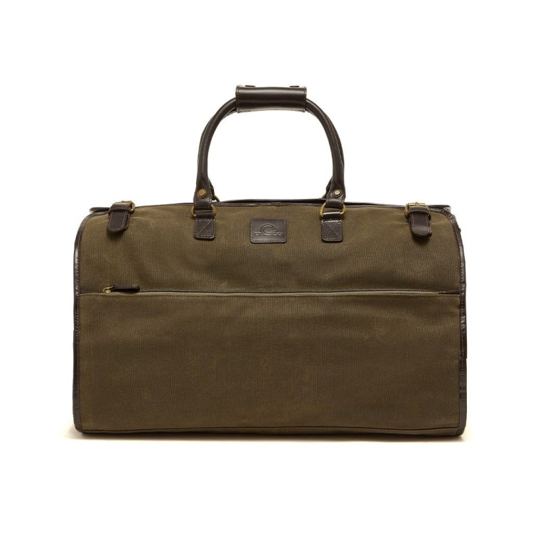 Chatham Waxed Canvas Duffel Bag - Green/Dark Brown