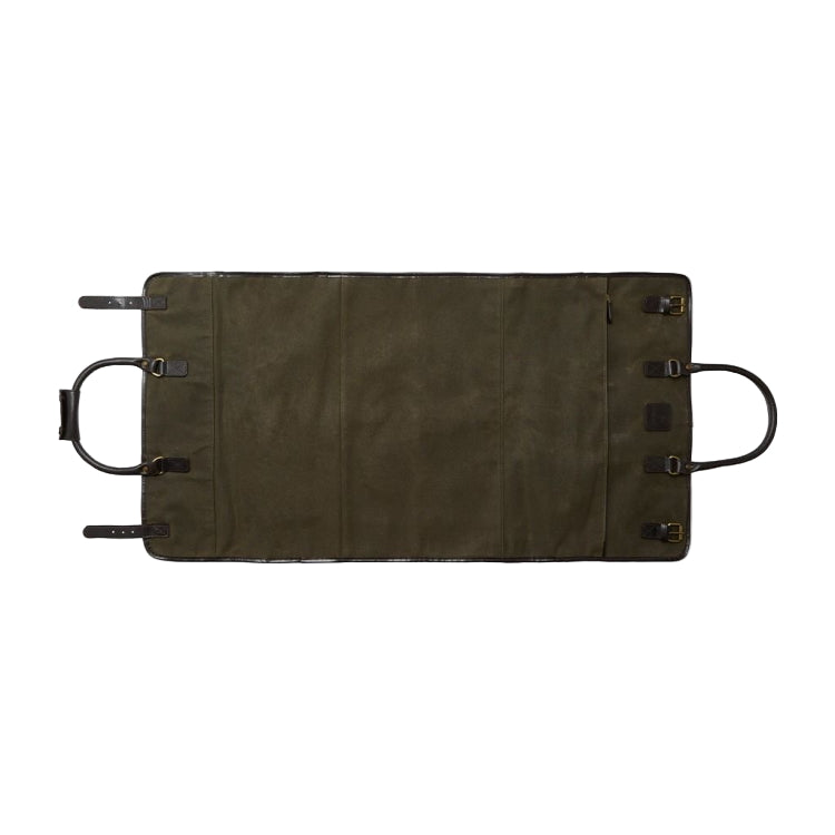 Chatham Waxed Canvas Duffel Bag - Green/Dark Brown