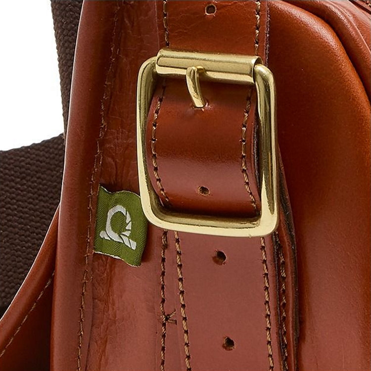 Chatham Premium Pull Up Leather Cartridge Bag - Chestnut