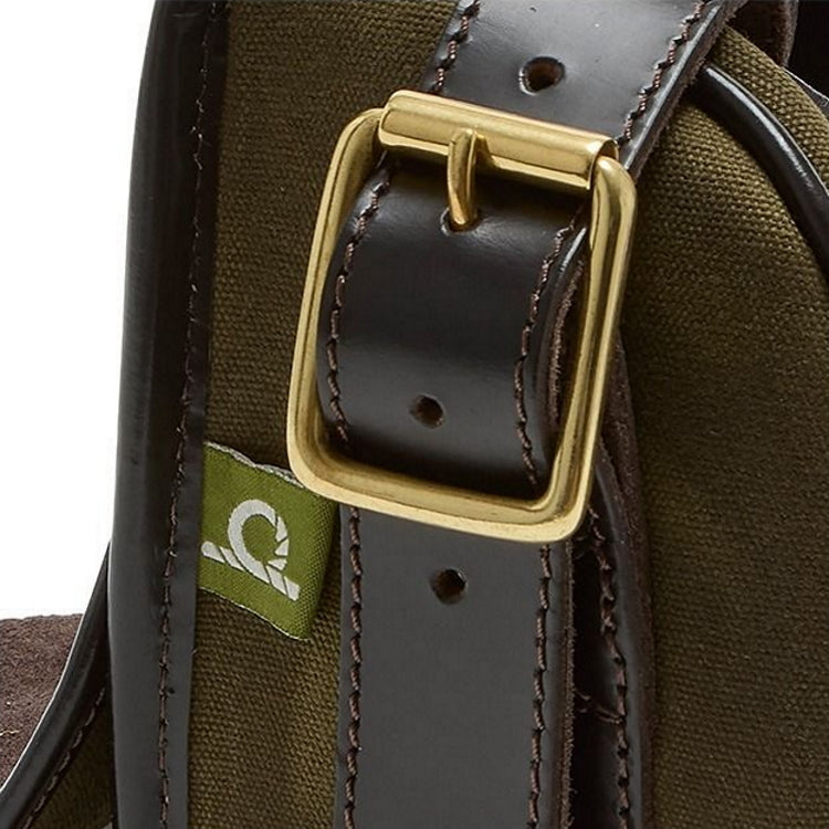 Chatham Waxed Canvas Cartridge Bag - Green/Dark Brown