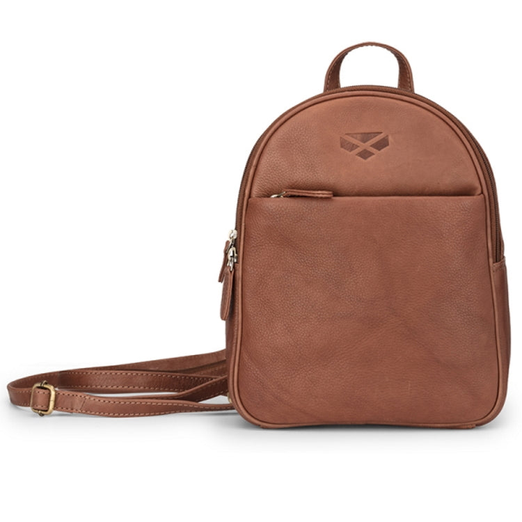 Hoggs of Fife Monarch Leather Backpack - Hazelnut