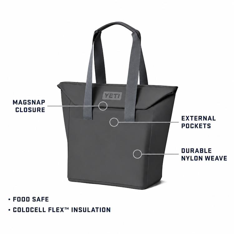 Yeti Daytrip Insulated Tote Bag 20L - Charcoal