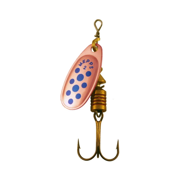 Mepps Comet Decoree - Copper/Blue