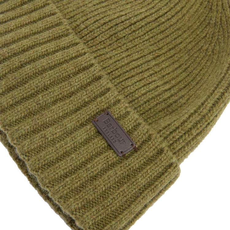 Barbour Carlton Beanie Hat - Light Moss