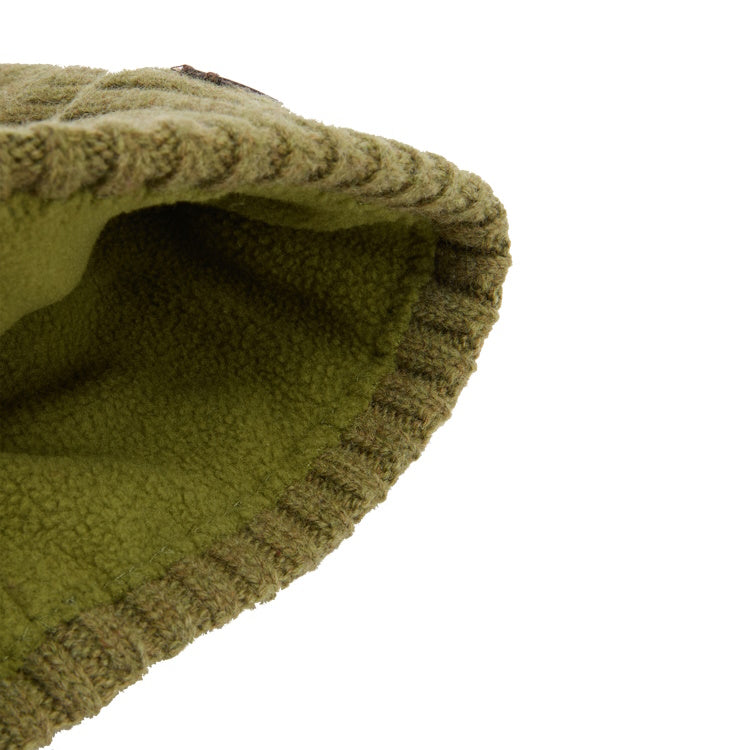 Barbour Carlton Beanie Hat - Light Moss