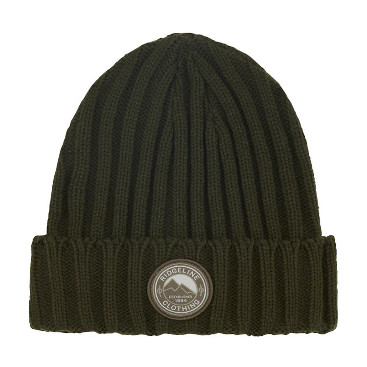 Ridgeline Original Knitted Beanie - Olive