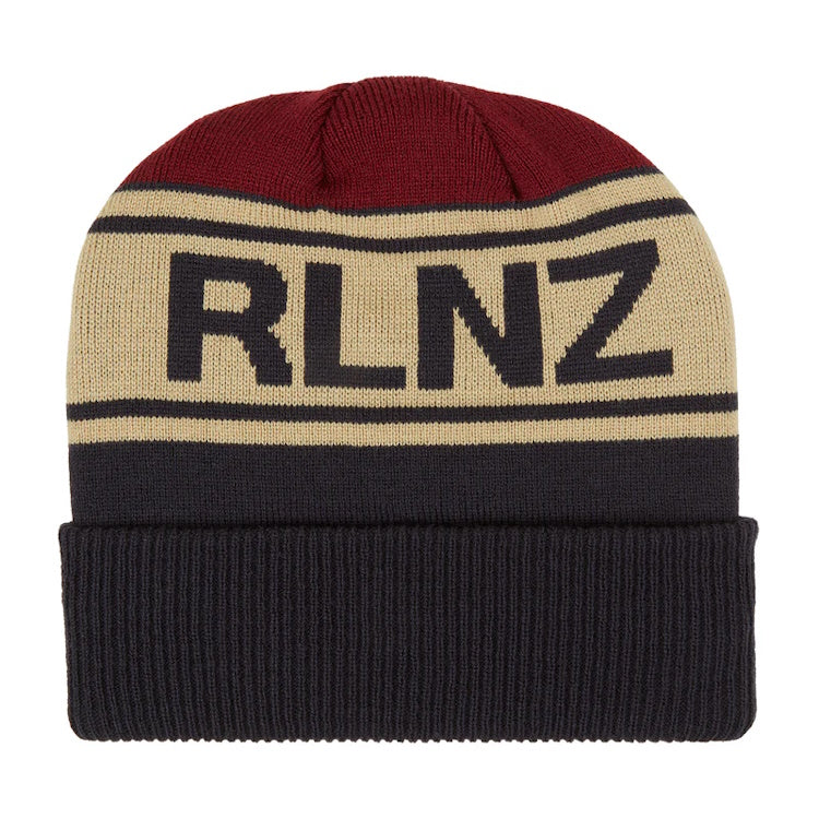 Ridgeline RLNZ Knitted Beanie Hat - Navy Multi