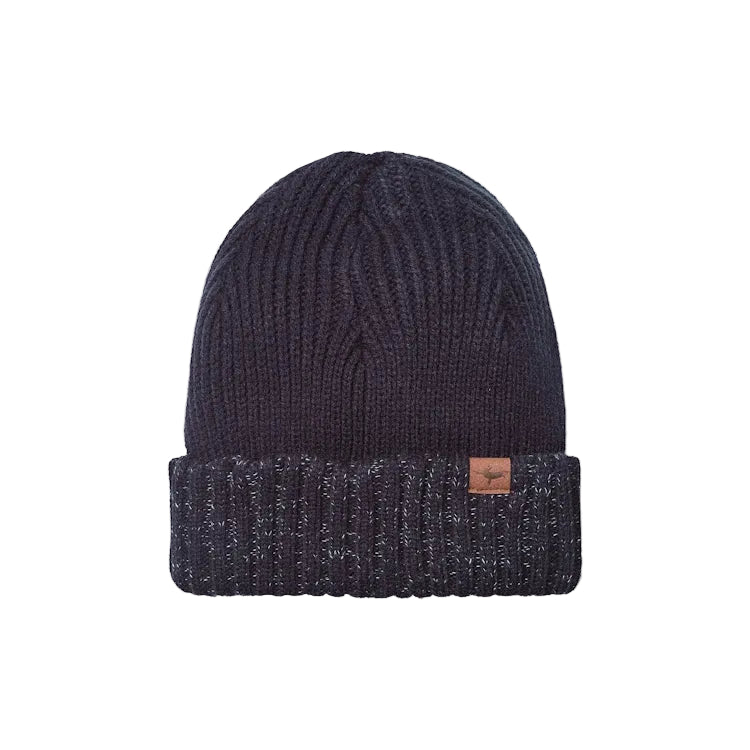 Sealskinz Bacton Waterproof Cold Weather Roll Cuff Beanie - Navy