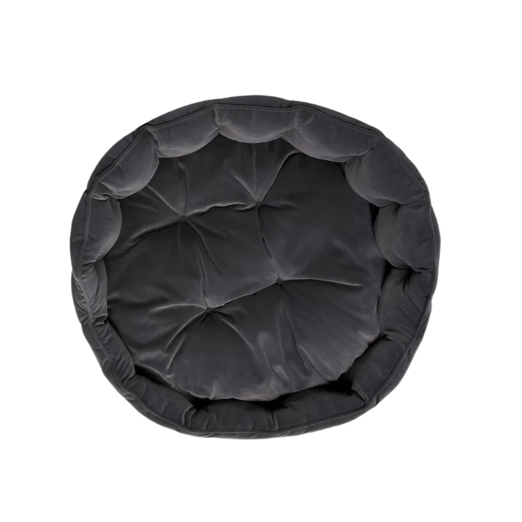 Joules Chesterfield Pet Bed - Grey