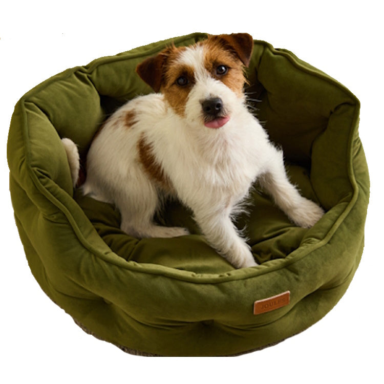 Joules Chesterfield Pet Bed - Khaki