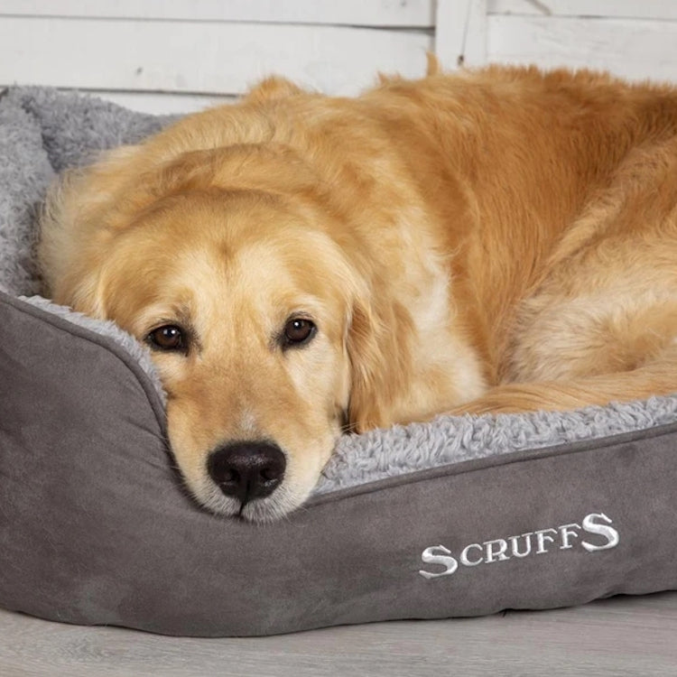 Scruffs Cosy Dog Box Bed - Grey