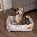 Scruffs Botanical Box Dog Bed - Taupe