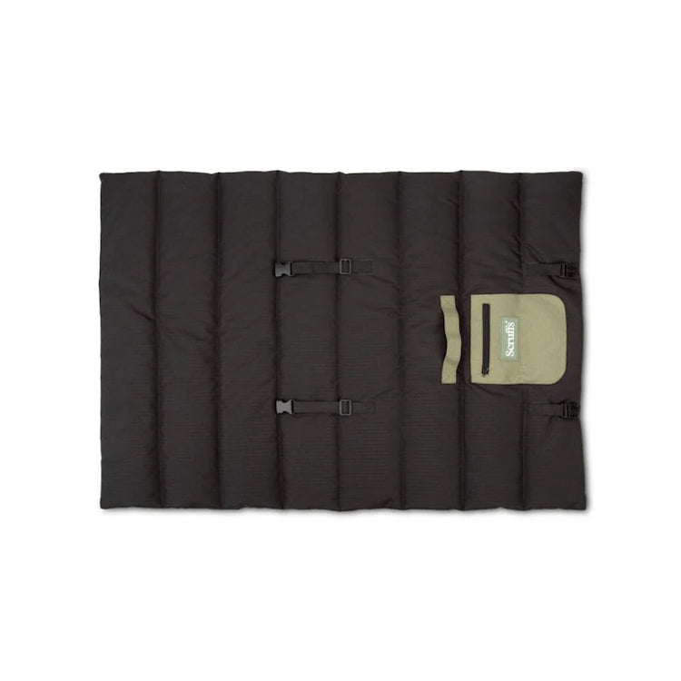 Scruffs Expedition Roll Up Travel Dog Bed - Khaki Green