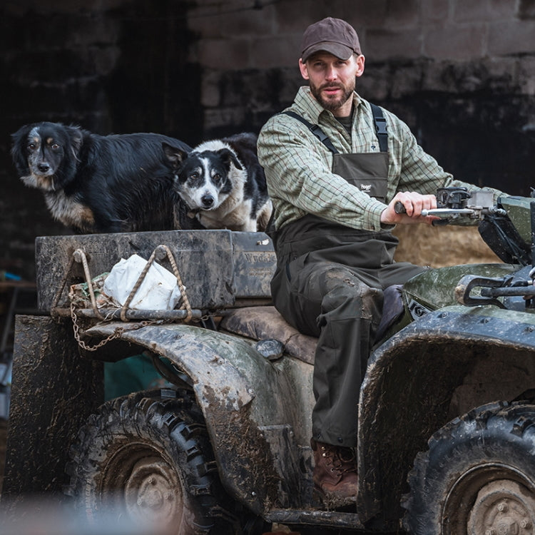 Hoggs of Fife Navy King II Waterproof Bib and Brace - Green