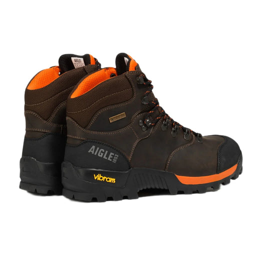 Aigle Altavio Cuir Boots - Dark Brown