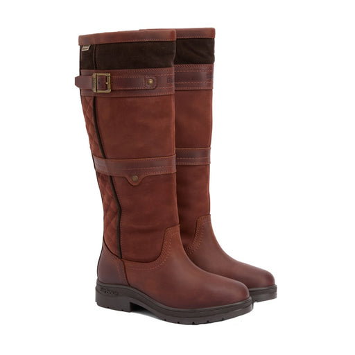 Barbour Ladies Beaconsfield Tall Boot - Mahogony/Choc Nubuck
