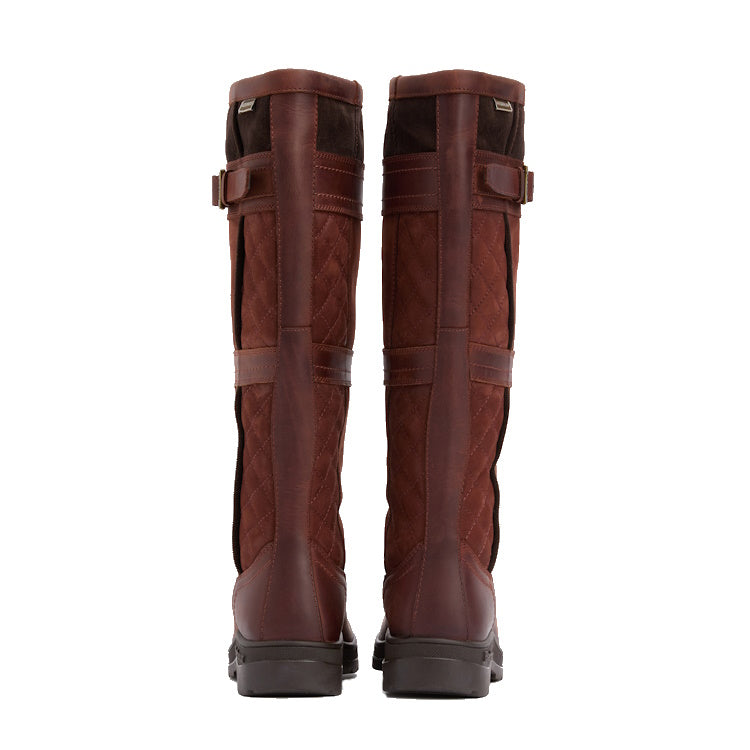 Barbour Ladies Beaconsfield Tall Boot - Mahogony/Choc Nubuck