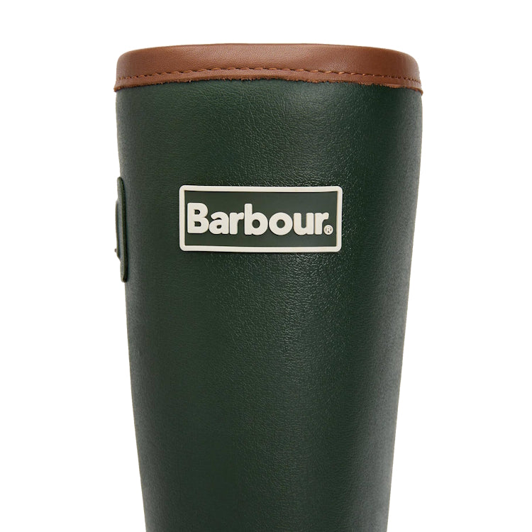 Barbour Mens Tempest Neoprene Lined Wellington Boots - Olive