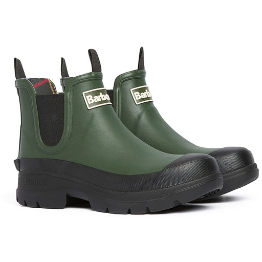 Barbour Ladies Nimbus Chelsea Welly - Dark Olive/Black