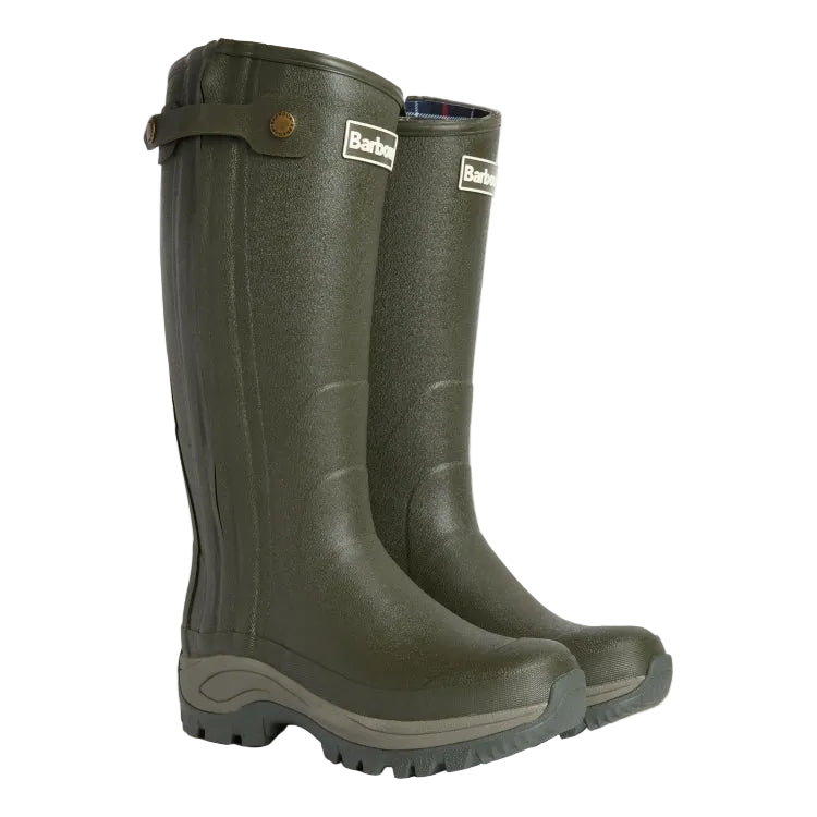 Barbour Ladies Teesdale Wellington Boots - Olive