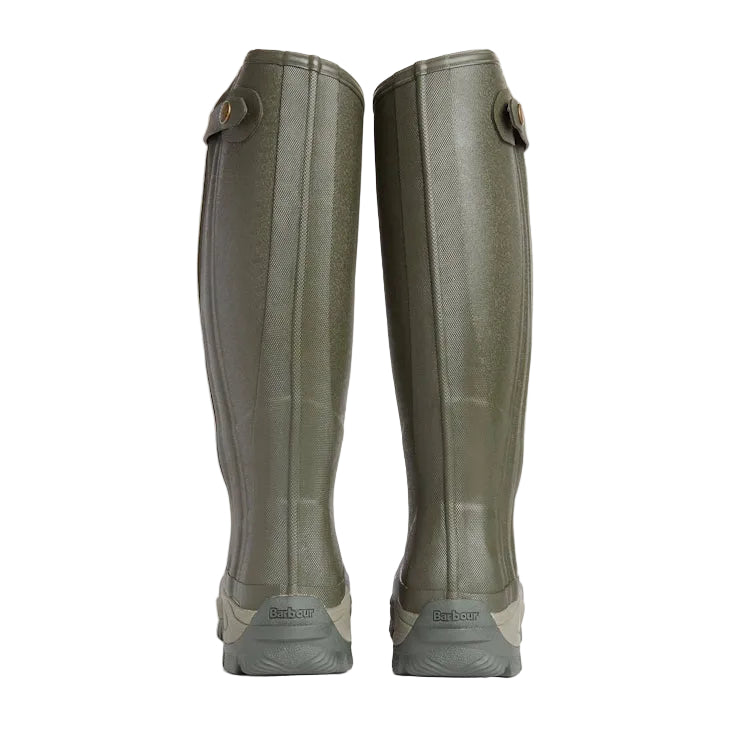 Barbour Teesdale Wellington Boots - Olive
