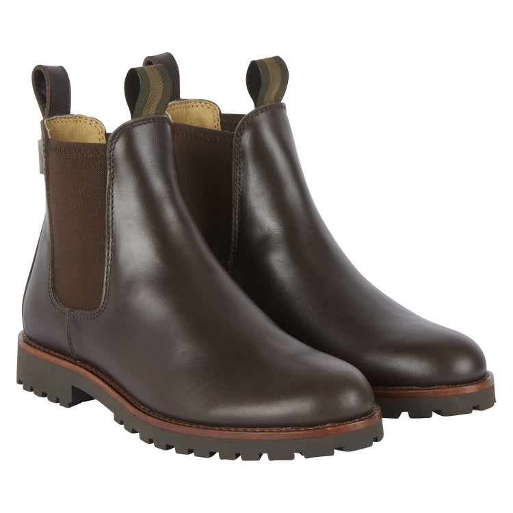 Le Chameau Ladies Chelsea Aventure Leather Boots - Dark Brown