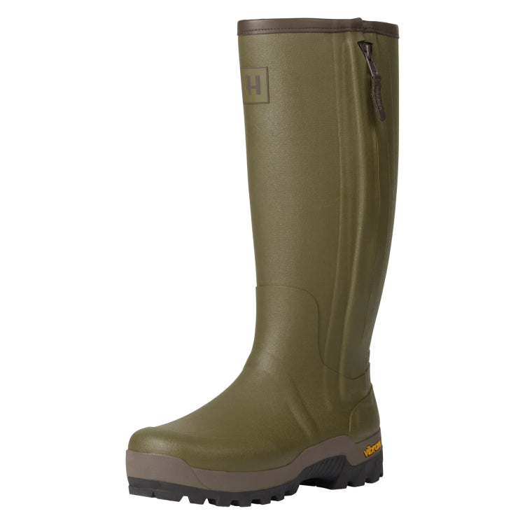 Harkila Forester Zip Rubber Boots - Dark Olive