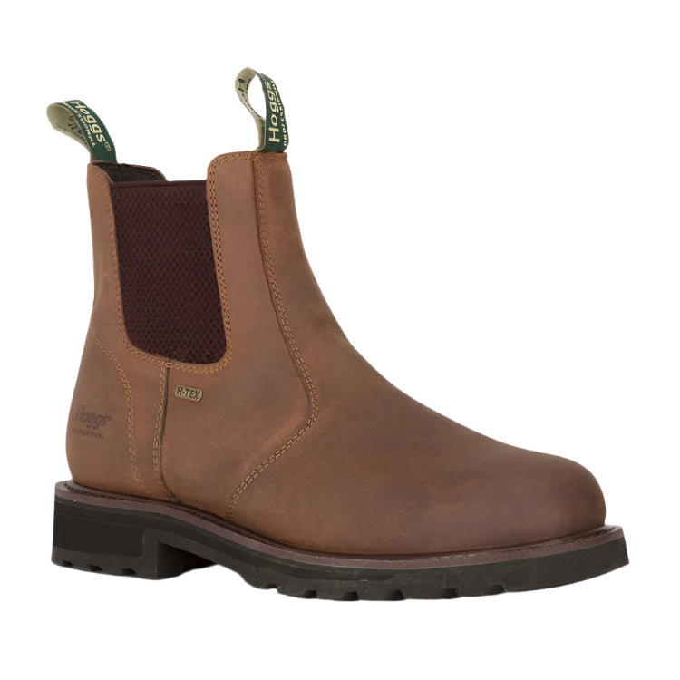 Hoggs of Fife Shire Pro Waterproof Dealer Boots - Crazy Horse Brown
