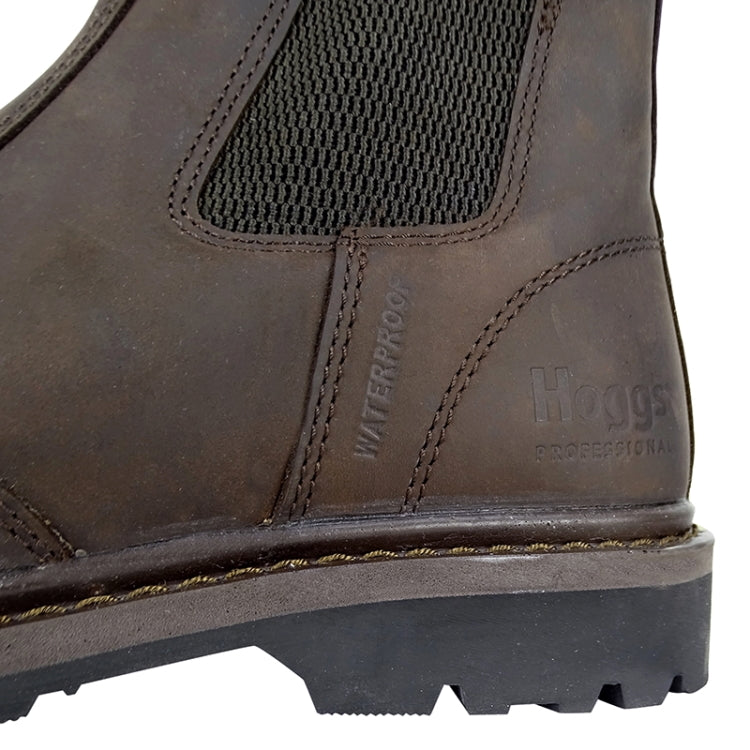 Hoggs of Fife Zeus Safety Dealer Boots - Crazy Horse Brown