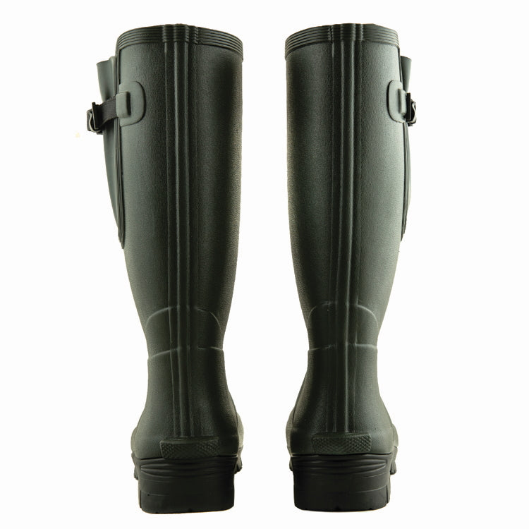 John Norris JSN Pro Neoprene Lined Wellington Boots - Olive