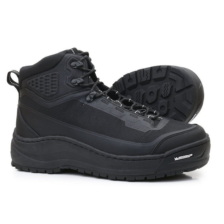 Vision Musta Hiker Michelin Wading Boots Black