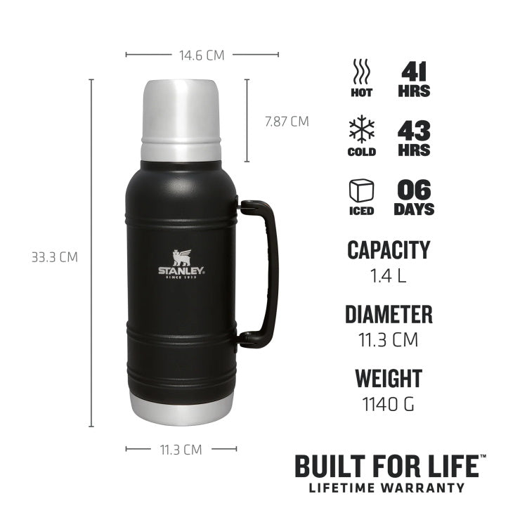 Stanley Artisan Thermal Bottle 1.4L - Black Moon