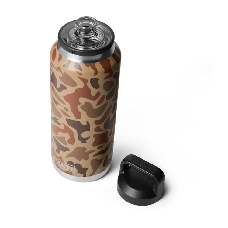 Yeti Rambler 36oz Insulated Bottle with Chug Cap - Wetlands Camo