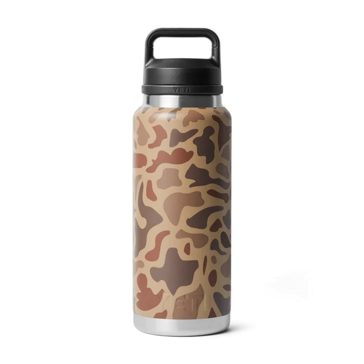 Yeti Rambler 36oz Insulated Bottle with Chug Cap - Wetlands Camo