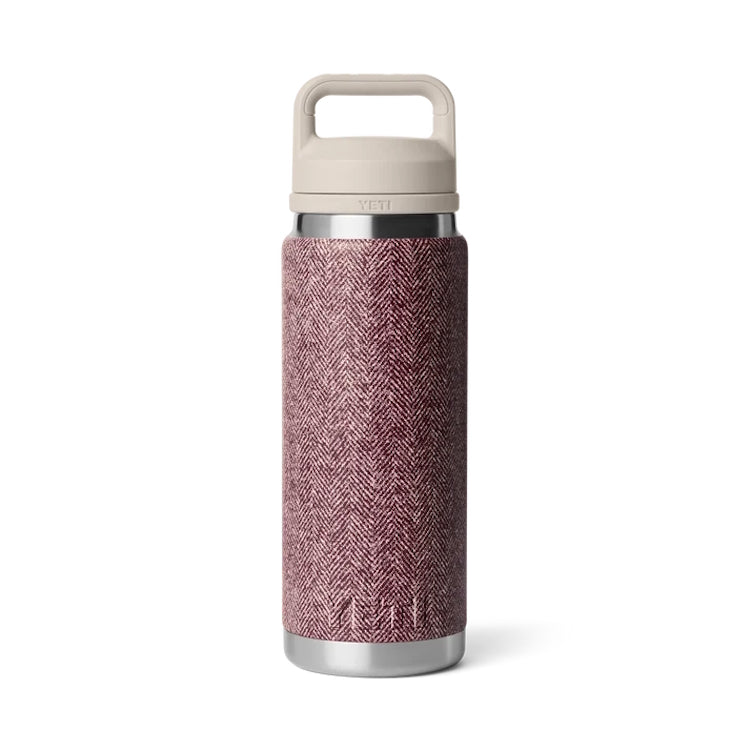 Yeti Rambler 26oz Insulated Bottle with Chug Cap - Riverhead Red Tweed
