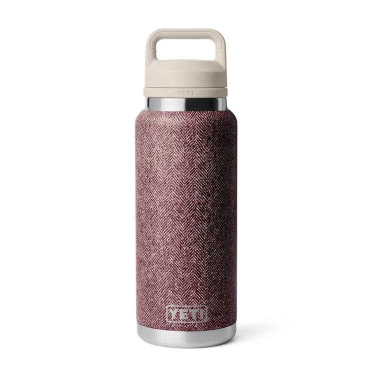 Yeti Rambler 36oz Insulated Bottle with Chug Cap - Riverhead Red Tweed