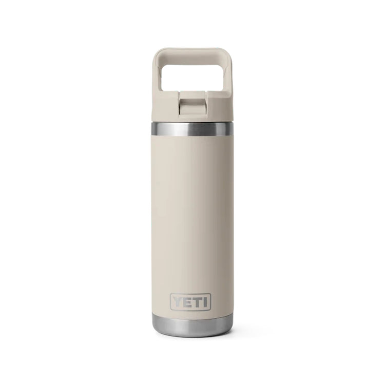 Yeti Rambler 18oz Insulated Bottle with Colour Matched Straw Cap - Cape Taupe