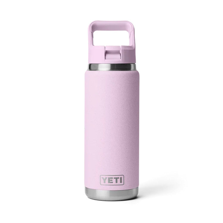 Yeti Rambler 26oz Insulated Bottle with Colour Matched Straw Cap - Cherry Blossom