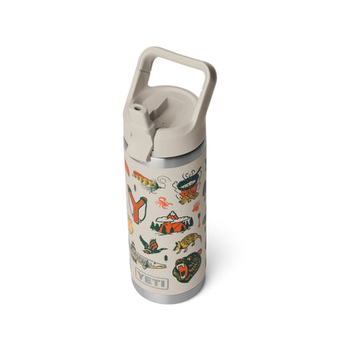 Yeti Rambler 18oz Insulated Bottle with Colour Matched Straw Cap - Cape Summer Camp