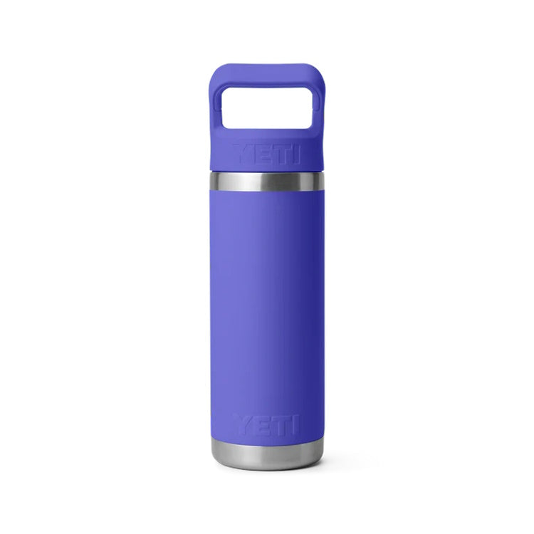 Yeti Rambler 18oz Insulated Bottle with Colour Matched Straw Cap - Ultra Marine Violet