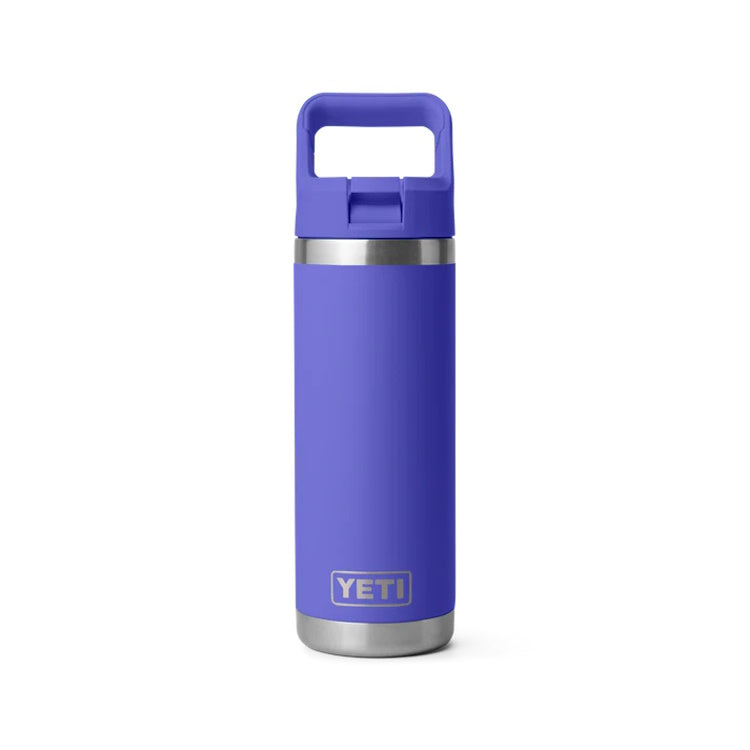 Yeti Rambler 18oz Insulated Bottle with Colour Matched Straw Cap - Ultra Marine Violet